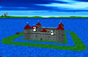 Overview: 3D Lemmings, DOS, Fun, 10 - Castle Lemmalot